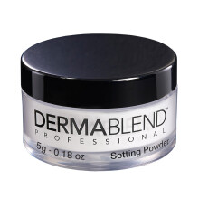 Dermablend Locking Puder, Transparente Gesichts- und Fixierpuder, Mattierender Effekt, Reisegröße 5g.