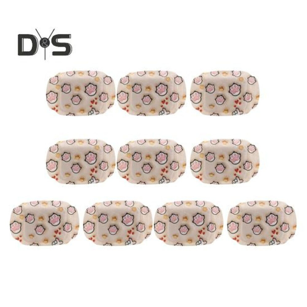 10Pcs Self Heating Hand Warmers Up to 6-8 Hours of Heat Wearable Disposable Winter Warm Paste Steam Hand Warmer Wrist Heating Pad