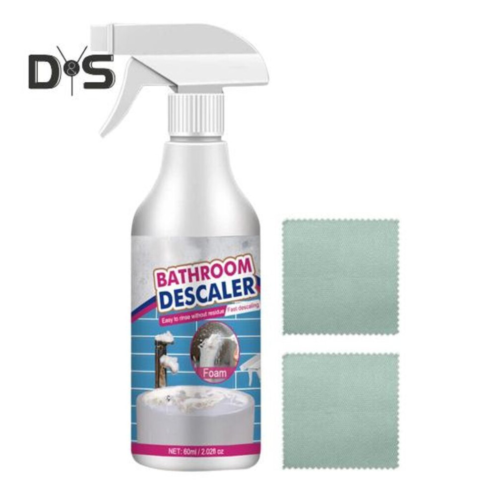 60ml Foaming Cleaner Stain Remover Gentle Powerful Multi-purpose Cleaning Spray Sparkling Bathroom Cleaner Detergent