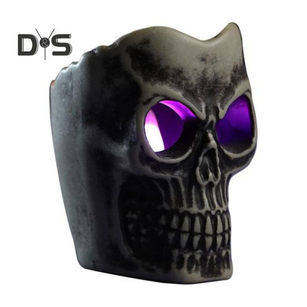 Halloween Skull Candle Light Decoration Spooky Skeleton Statue Tabletop Decor For Outdoor Yard Graveyard Halloween Party Supplies