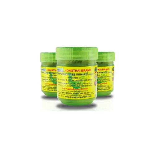 Hong Thai Compound Thai Herb Inhalant (PACK OF 3)