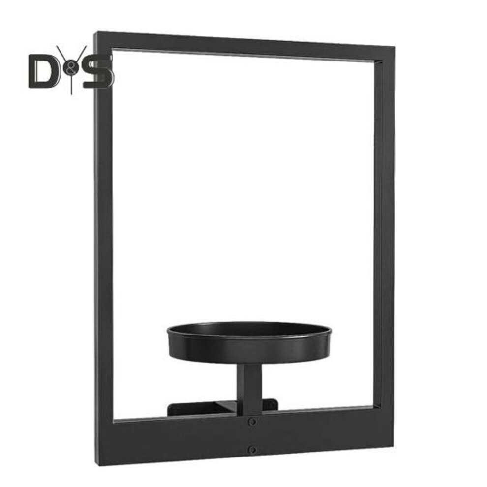 Picture Frame Wall Plant Holder Heavy Duty Metal Wall Frame Plants Display Stand Home Office Living Room Wall Mount Flower Plants Shelf Rack