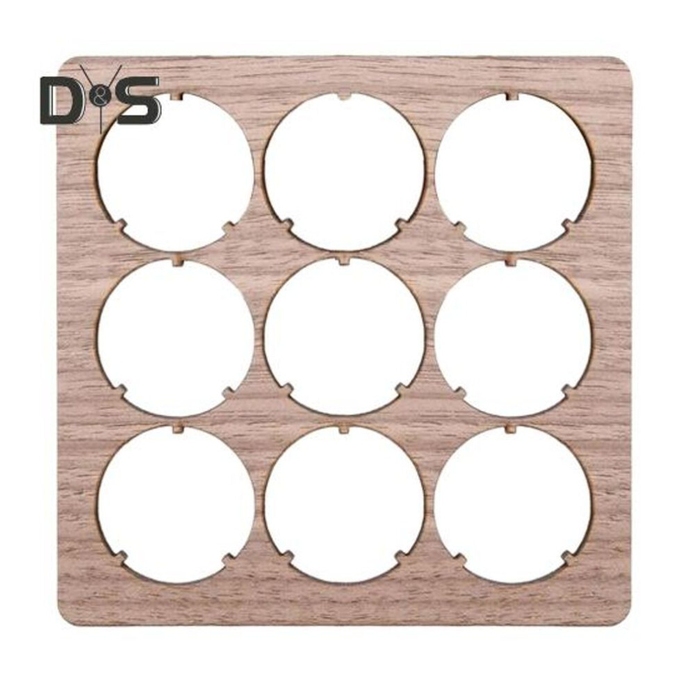 Beer Cap Coaster for Men Beer Lovers Gift Man Cave Home Decor Holds 9 Caps Rustic Wood Finish Gift for Him Dad Gifts