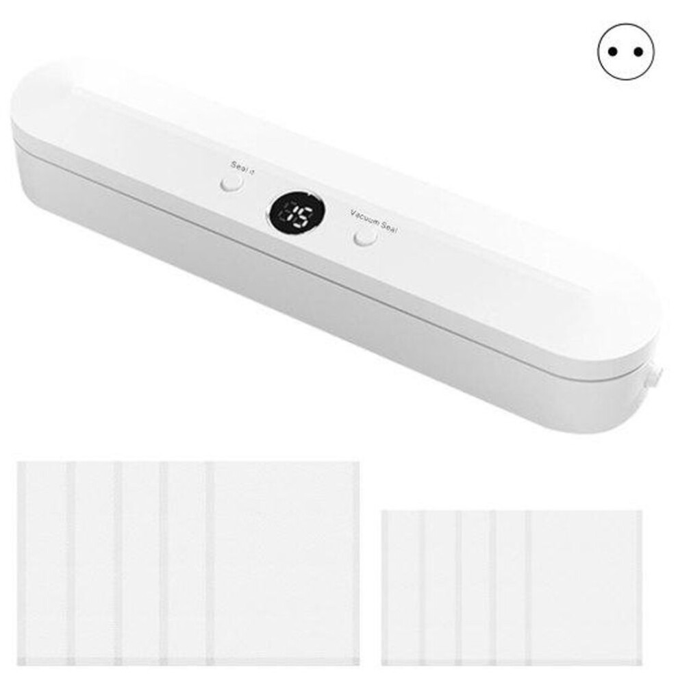 Food Vacuum Sealer Machine Powerful 60kpa Widened Sealing Strip Plug-play Dry Wet Use Automatic Food Vacuum Sealer