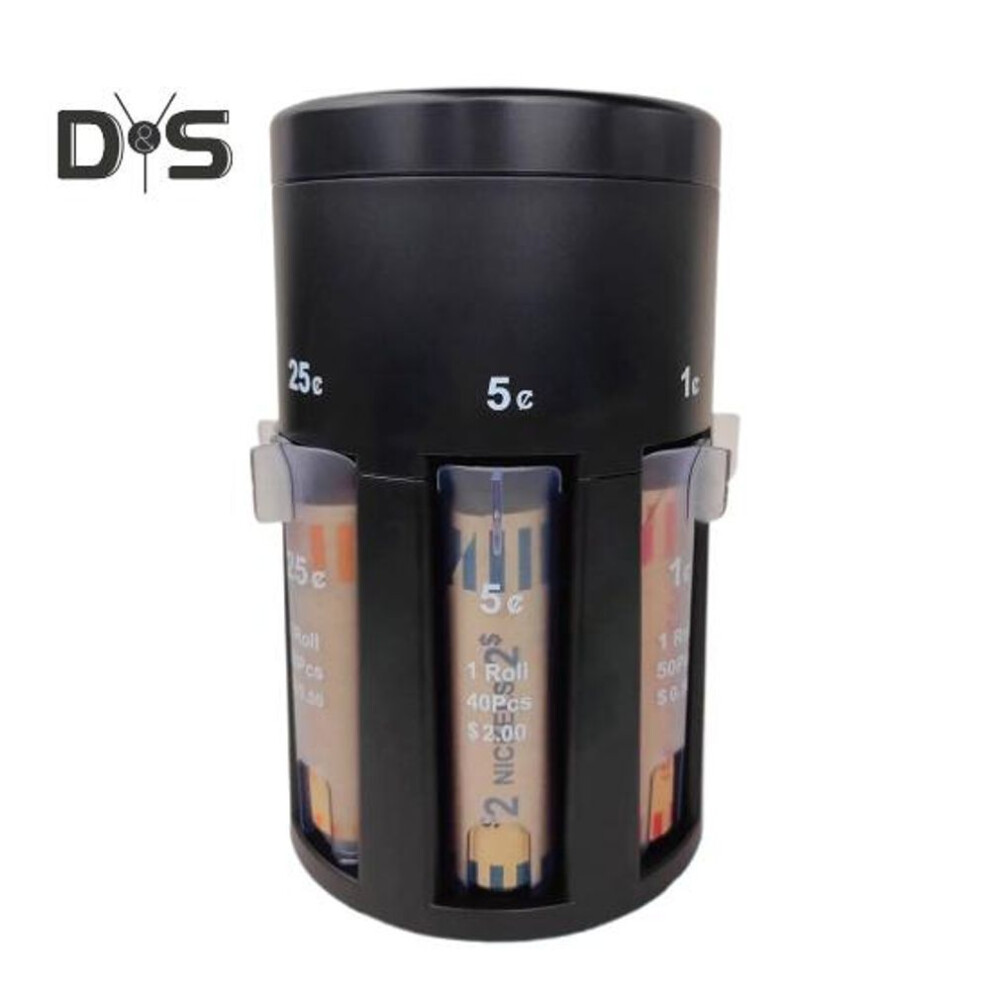 Automatic Coin Sorter Machine With 5 Tubes Digital Coin Counter Wrapper Portable Coin Organizer Change Counter For Home Business