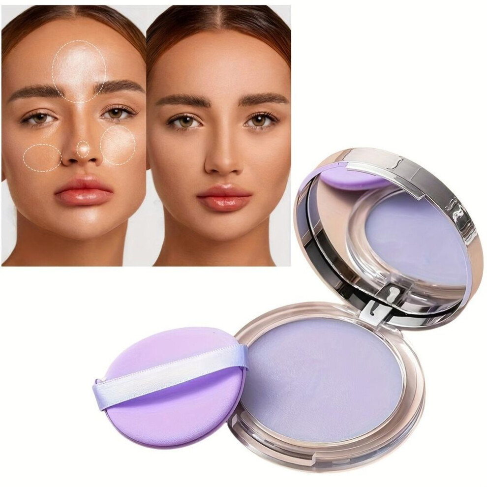 Magic Setting Powder by GlamourGlow - Colorless, Powder-free Finish, Super Oil Control, Long-lasting, Waterproof Makeup