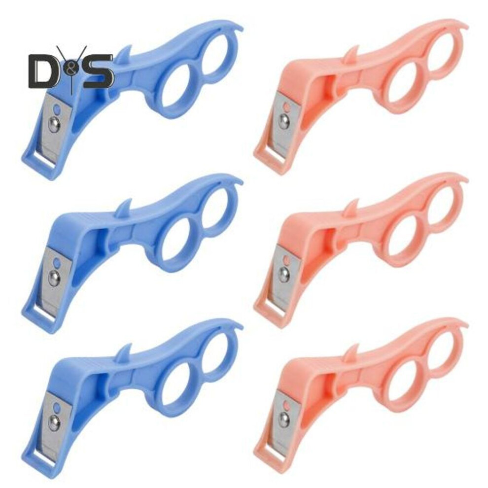 6Pcs Fruit Peelers Mini Portable Vegetables Peeler Creative Hand Sharp Blade Finger Peeler for Potato Pear Citrus