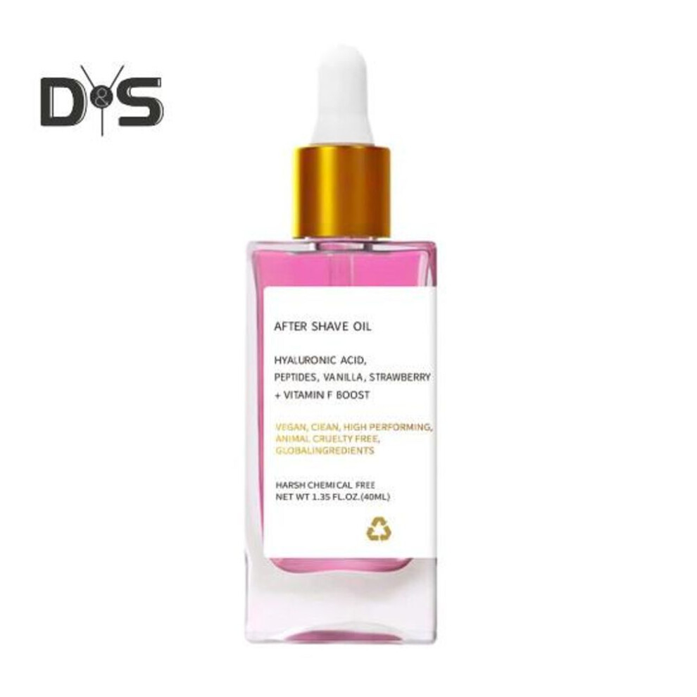40ML Strawberry After Shave Oil Fruit Vanilla Extract Soothing Hydrating Women After Shave Ingrown Hair Treatment Essential Oil