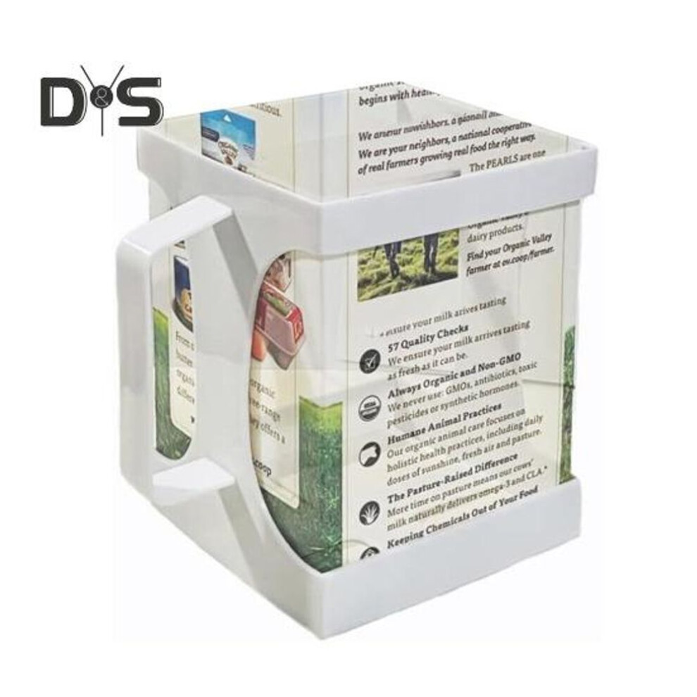 Half Gallon Milk Carton Holder for Drink Beverage Soda Reusable Juice Box Holder for Seniors Home Kitchens Coffee Shops Restaurants