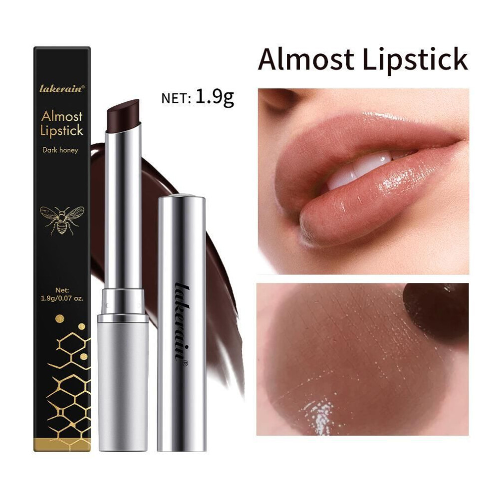 Black Honey Moisturizing Lipstick – Vitamin E Hydrating Lip Balm with Honey Extract, Nourishing & Long-Lasting Lip Care for Soft, Supple Lips