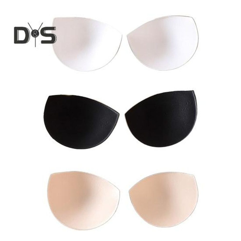 3 Pairs Women's Push Up Bra Pads Inserts Invisible Breast Enhancers Sew-in Bra Cup Bust Lifter Swimsuit Bikini Chest Cup Pads Accessories