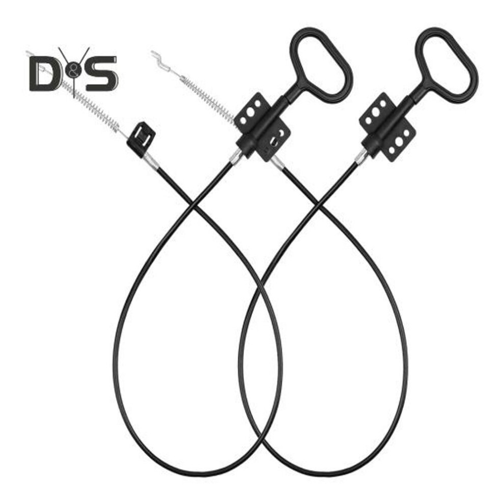 2pcs Sofa Recliner Cable Heavy Duty Universal D-ring Pull Handle Spring Wire Couch Metal Recliner Release Cable Replacement Parts