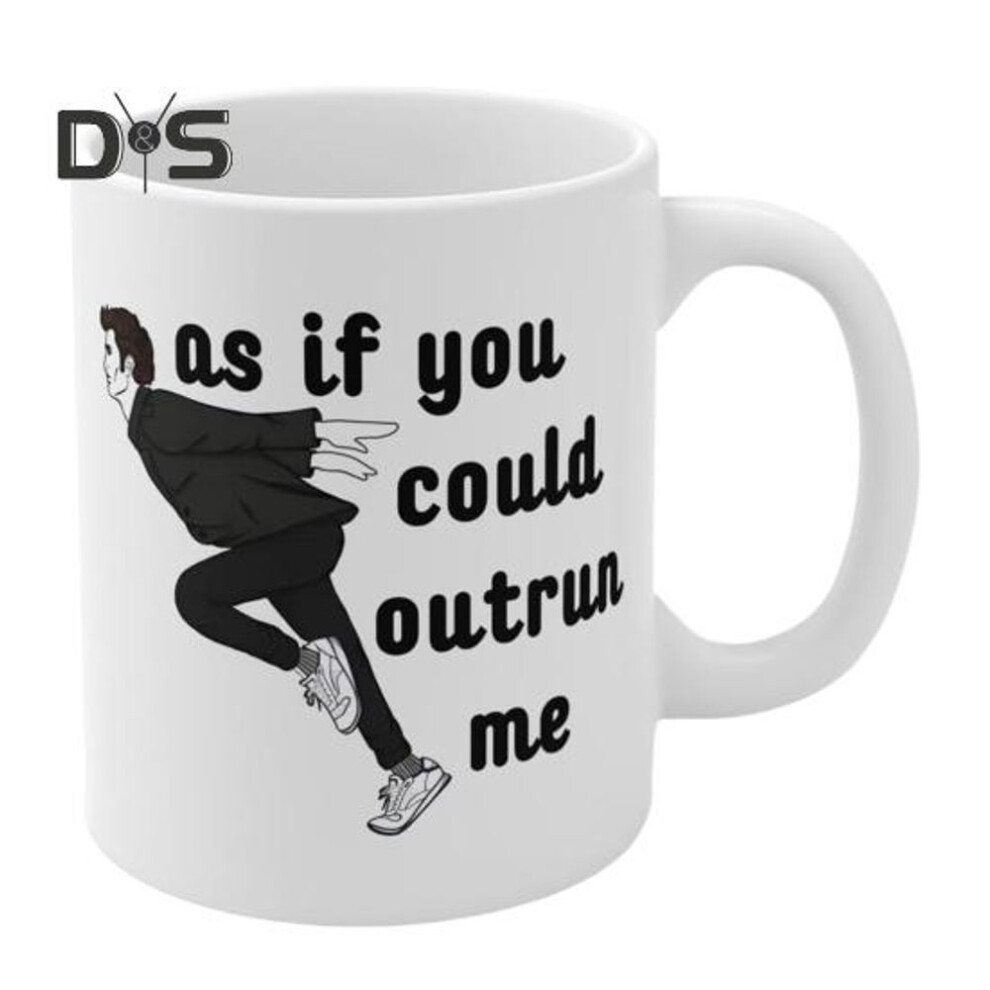 Coffee Cup If You Could Outrun Me Mug Funny Twilight Meme Cup Edward Ceramic Hot Beverage Mug Gifts for Friend