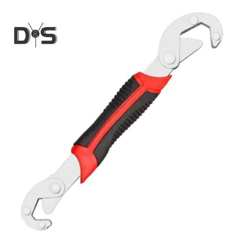 Carbon Steel Adjustable Wrench Heavy Duty Multifunctional Double-ended Bathroom Kitchen Sink Plumbing Faucet Basin Spanner Tool