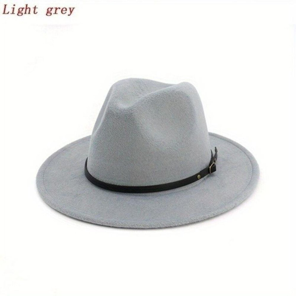 Winter Autumn Imitation Woolen Women Men Ladies Fedoras Top Jazz Hat European American Round Caps Bowler Hats