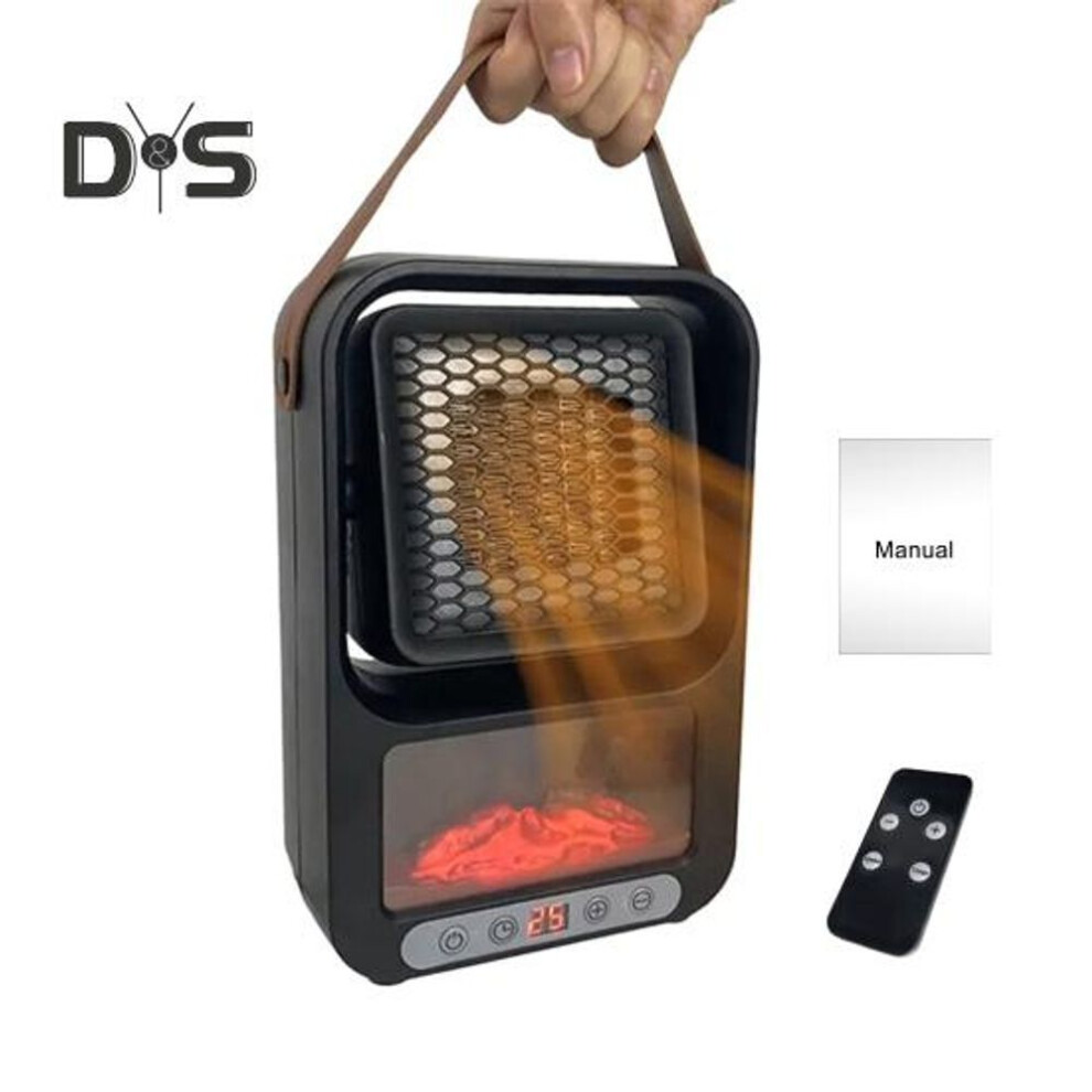 Room Heater Warmer 2 Heating Modes Fast Heating Remote Control Energy-saving Low Noise Indoor Use Small Space Heater