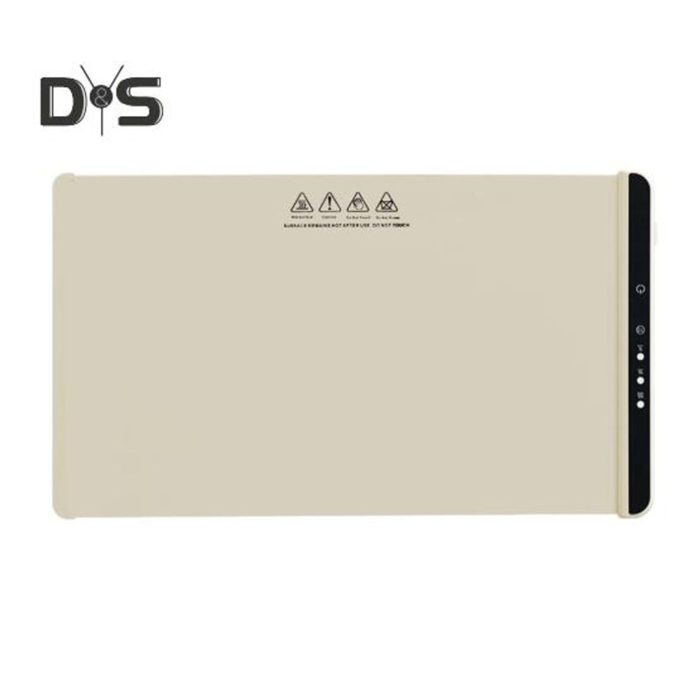 Food Warming Mat Silicone Electric Warming Tray with 3 Level Temperature Quick Heating Anti-Scalding Edges Foldable Buffet Hot Plates Heat Pad for