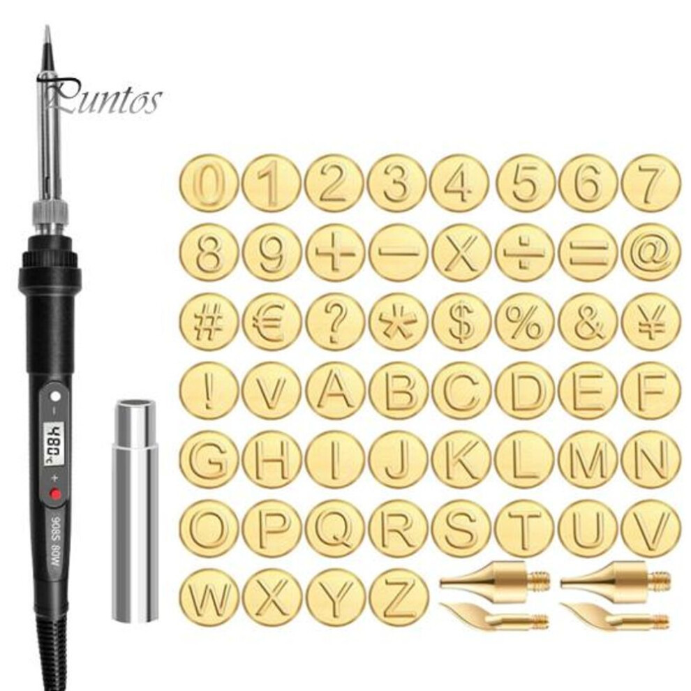 Electric Soldering Iron Pen With Digital Display Adjustable Temperature Fast Heating Widely Used 80w Soldering Iron Tip Kit