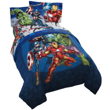 Jay Franco Minecraft Isometric 5 Piece Full Bed Set - Includes Comforter & Sheet Set - Bedding Features Creeper - Super Soft Fade Resistant Polye