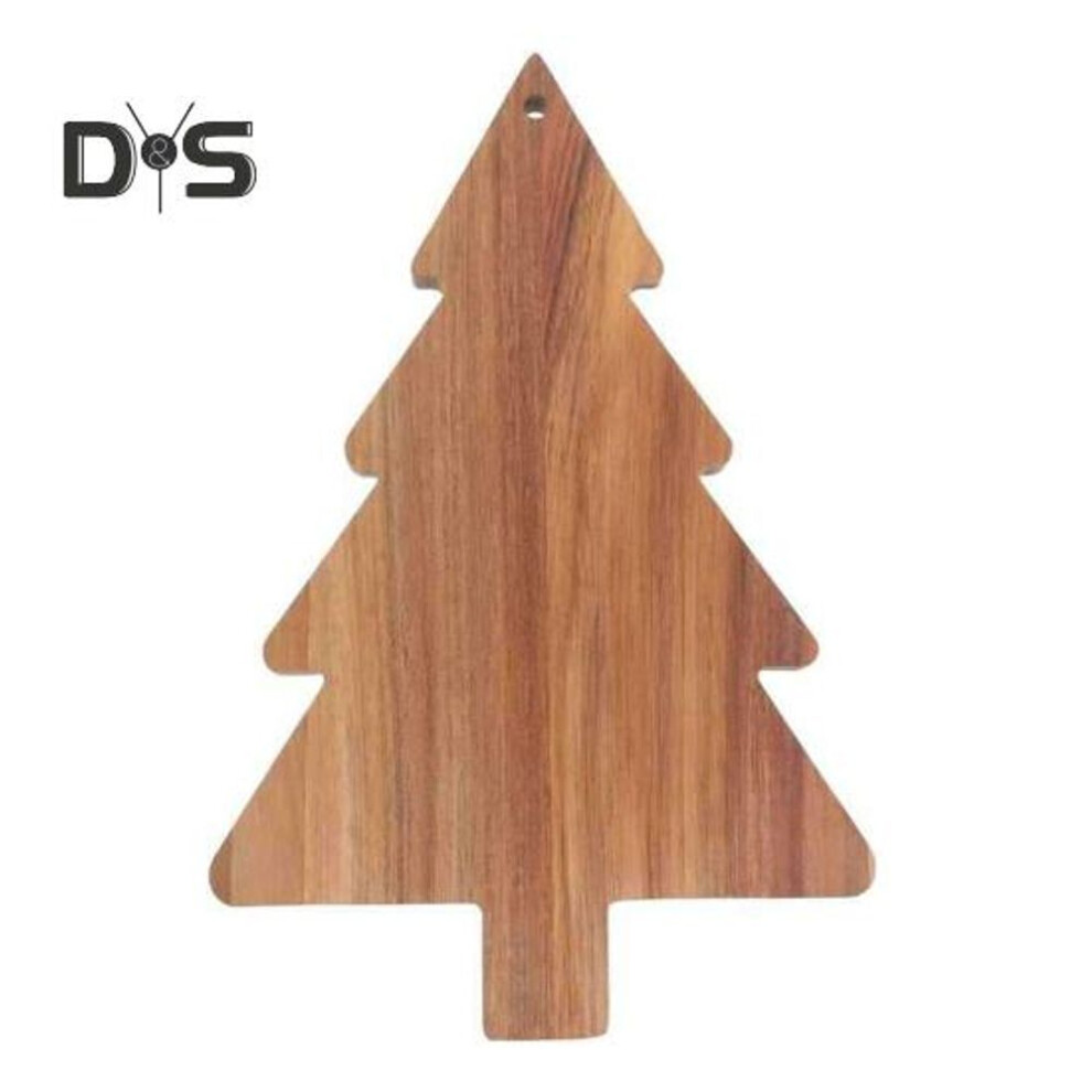 Christmas Tree Charcuterie Board Wooden Tray Cheese Appetizer Plate Cutting Board Chopping Sushi Serving Platter Xmas Snack Trays Sandwich Dessert