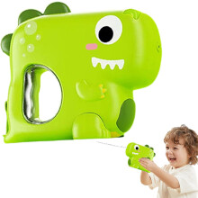 (Green) Pool Water Sprayer Kids | Dinosaur Children's Water Play Toys | Cartoon Electric Fighting Game For Summer Outdoor Activities