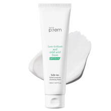 MAKE P:REM Safe Me. Relief Moisture Cleansing Foam Delicate Eye-Friendly Face Wash pH Balanced Deep Pore Cleansing Korean Skin Care 150ml 5.07 F