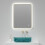 Brushed Brass 800mm x 600mm Backlit Mirror with Colour Change 2