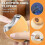 (yellow) 2 in 1 Electric Polishing Automatic Nail Clippers 2