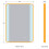 Brushed Brass 700mm x 500mm Backlit Mirror with Colour Change 4