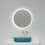 Brushed Brass 600mm Round Backlit Mirror with Colour Change 2