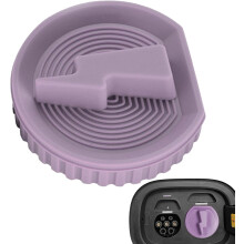 (Fast charge, Purple) Car Charging Port Dust Plug | Reusable Ev Charger Cover - Waterproof Auto Supplies, Vehicle Exterior Accessories