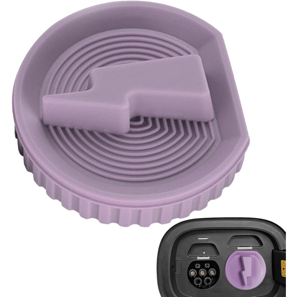 (Fast Charge, ) Car Charging Port Dust Plug | Reusable Ev Charger Cover - Waterproof Auto Supplies, Vehicle Exterior Accessories Purple 749691427054