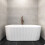 Fluted Modern Freestanding Bath 1700 x 750mm 1