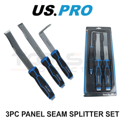 us pro US PRO Tools 3Pc Panel Seam Splitter Set - Go through handles 5464