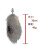 (Rose M) Tail Plug-in Fox Tail Cat Small Props Real Hair Small Tail Detachable Dog Playing Sp 2