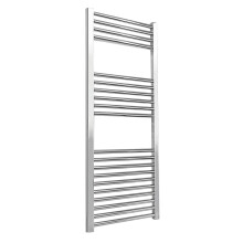 Lazzarini Silea Straight Heated Towel Rail Chrome 1200mm x 500mm