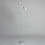Litecraft Harry Task Floor Lamp Adjustable 3 Light - Matte Grey 4