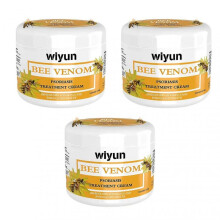 (3pcs,Wiyun)1/3/5pcs Bee-Venom Psoriasises Cream Skin Redness Relief Anti-itch Cream for All Skin Types