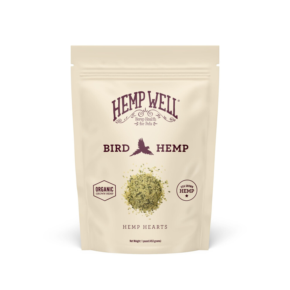 C   urs de chanvre biologiques Hemp Well - R   duit l'arrachage des plumes Favorise la relaxation Soutien immunitaire Source biologique Cultiv    aux