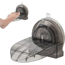 (balck) Shower Foot Rest Shaving Leg Assist, Shower Foot Pedal, Foot Washing Stand with Suction Cup, Multi-Use Mini Shower Stool