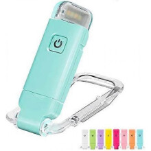 Rechargeable Book Light, Clip On LED Reading Lights for Kids Reading in Bed, 3 Brightness Levels Dimmable Bookmark Light