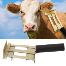 Deshedding Brush, Dematting Comb for Pet Shedding - Sturdy and Durable Grooming Tool for Cattle, Cow, Bull Hair - Hair Removal Rake