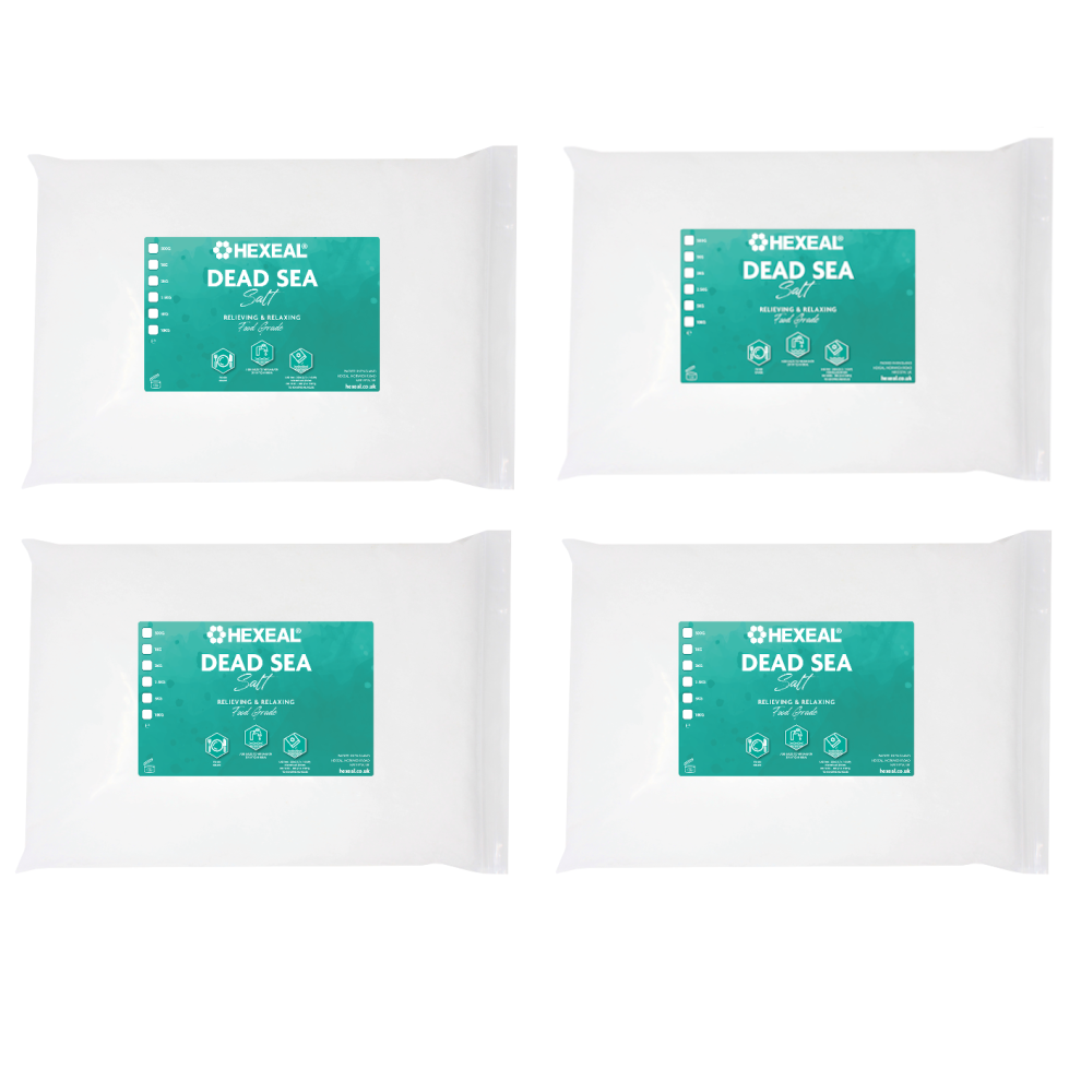 Hexeal Dead Sea Salt 20Kg Â 4 X 5Kg Bags Of 100% Natural Coarse Food Grade Salt