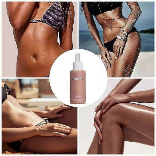 (3pcs)Sunless Tanning Drops,Self Tanning Drops for Dark Fake Tan 2
