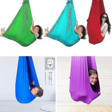 (dark blue) Kids-therapy Sensory Swing-yoga Rocking Chair Children Cuddle Autism Aspergers-ah