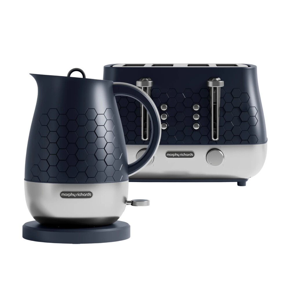Morphy Richards Cassini Kettle & Toaster Set in Outer Space Blue
