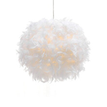 Feather Pendant Lights Modern Hanging Ceiling Lamp Shade Home Decor