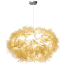 Creatieve Zuiver Witte Veer Hanglamp Scandinavisch Hanglamp Modern Kroonluchter E27 Ã45CM Romantische Hanglamp