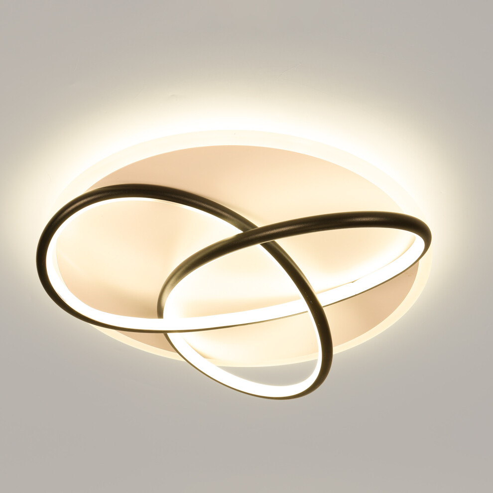 Plafonnier Led Plafonnier Intérieur Moderne 3000K Plafonnier En Acrylique Pour Couloir De Cuisine De Chambre À Coucher