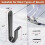(2Pcs)Horizontal Snowboard Wall Mount Clips, Snowboard Rack Wall Mount, Snowboard Mount Storage, Snowboard Display Wall Mount 4